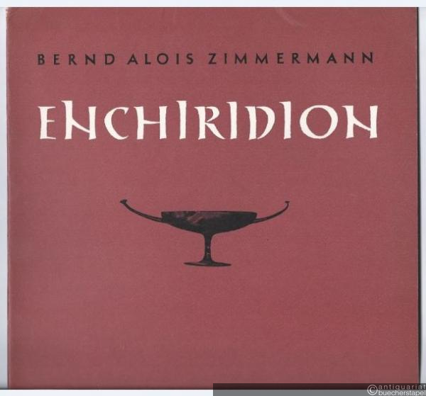  - Enchiridion. Kleine Stücke für Klavier (= Edition Schott, No. 4214).
