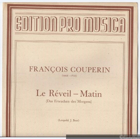  - Le Reveil - Matin (Das Erwachen des Morgens).
