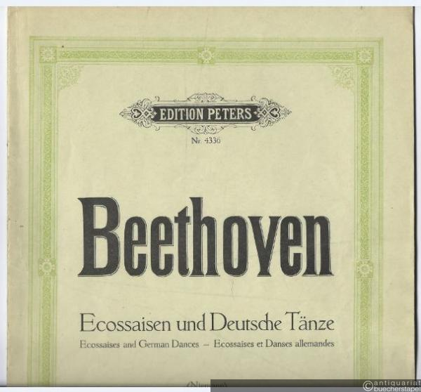  - Ecossaisen und Deutsche Tänze (= Edition Peters, Nr. 4336). Klavier zu 2 Händen.
