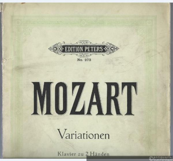  - Variationen für Klavier zu 2 Händen (= Edition Peters, Nr. 273).
