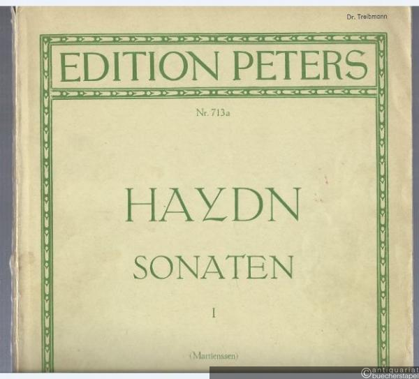  - Sonaten für Klavier zu zwei Händen (= Edition Peters, Nr. 713a).