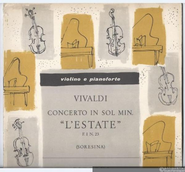  - Concerto in sol min. "L'estate". F. I no. 23. Violono e Pianoforte.