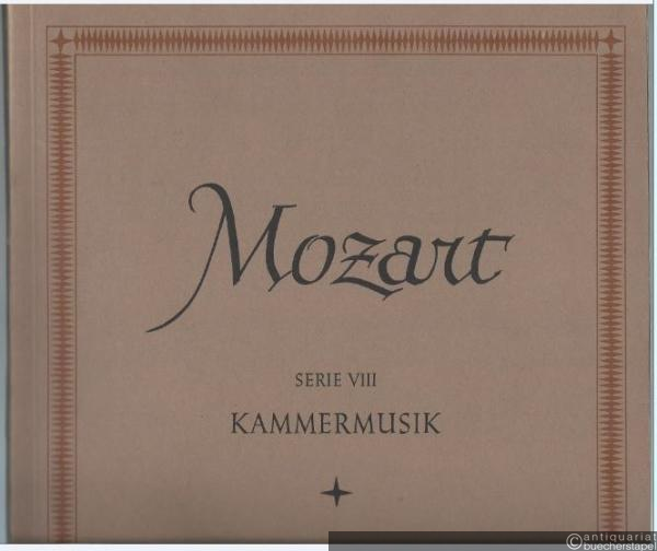  - Streichquintette (= Neue Ausgabe sämtlicher Werke. Serie VIII: Kammermusik. Werkgruppe 19: Streichquintette und Quintette mit Bläsern, Abteilung 1). BA 4549.