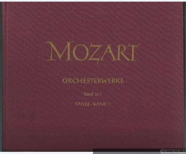  - Tänze (= Neue Ausgabe sämtlicher Werke. Serie IV: Orchesterwerke. Werkgruppe 13: Tänze und Märsche, Abteilung 1, Band 1). DVfM 4517.