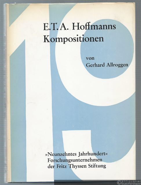  - E. T. A. Hoffmanns Kompositionen. Ein chronologisch-thematisches Verzeichnis seiner musikalischen Werke mit einer Einführung (= Studien zur Musikgeschichte des 19. Jahrhunderts, Band 16).