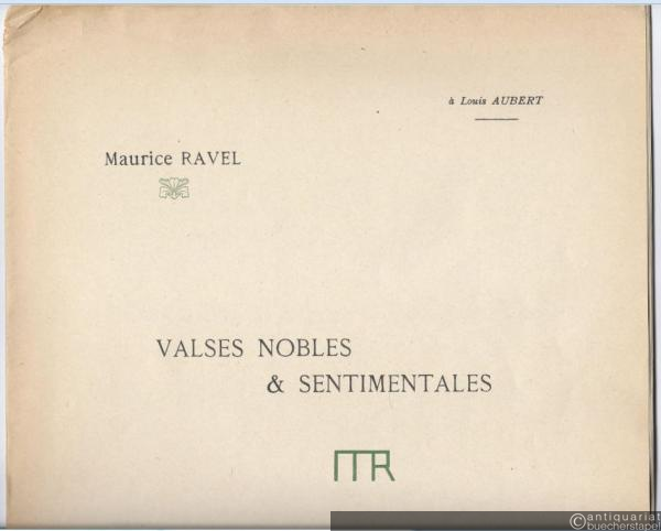  - Valses nobles et sentimentales.