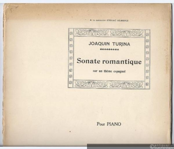  - Sonate romantique sur un theme espagnol pour Piano.