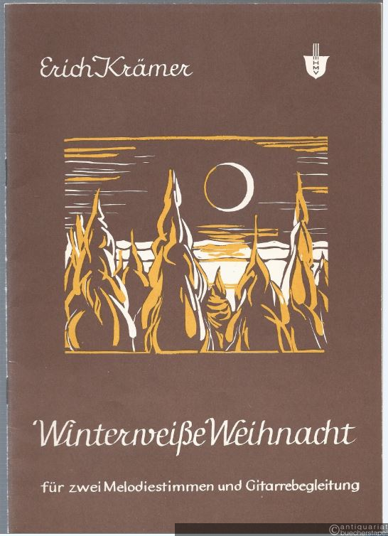  - Winterweiße Weihnacht. Alte und neue Lieder um die Weihnachtszeit für zwei Melodiestimmen und Gitarrebegleitung.