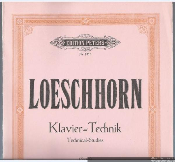  - Die Klavier-Technik. Tägliche Übungen (= Edition Peters, Nr. 1416).