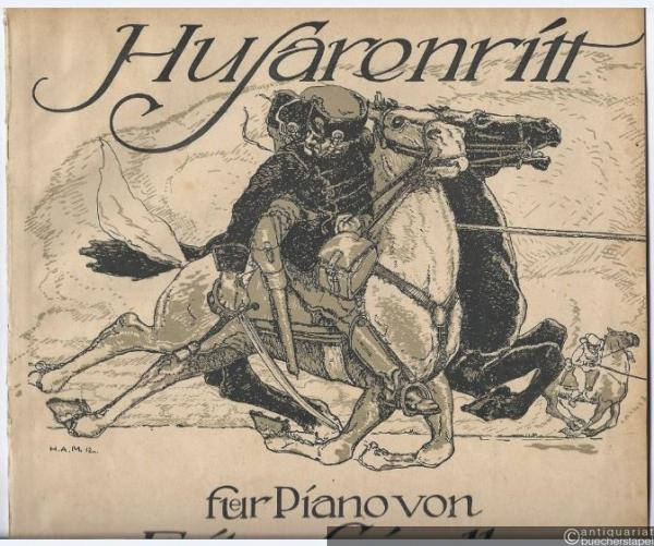  - Husarenritt für Piano, Werk 140 No. 3. Für Pianoforte zu vier Händen.