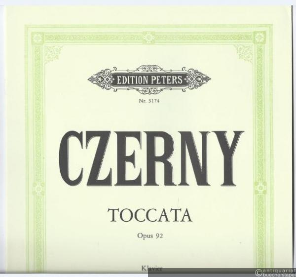  - Toccata für Klavier zu zwei Händen, Op. 92 (= Edition Peters, Nr. 3174).