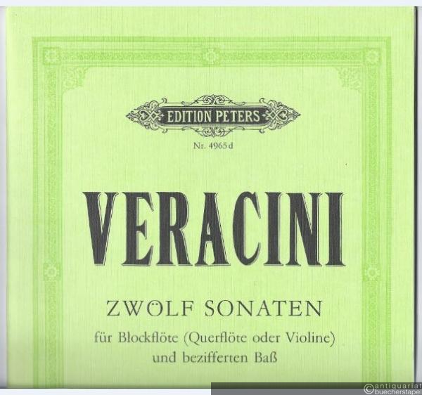  - Zwölf Sonaten für Blockflöte (auch Querflöte oder Violine) und bezifferten Bass (Klavier oder Cembalo, Violoncello ad libitum), Band IV: Sonaten 10-12 (= Edition Peters, Nr. 4965d).