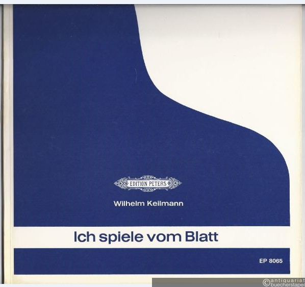  - Ich spiele vom Blatt. Schule des Prima-Vista-Spiels für Klavier und andere Tasteninstrumente, Band 1 (= Edition Peters, Nr. 8065).