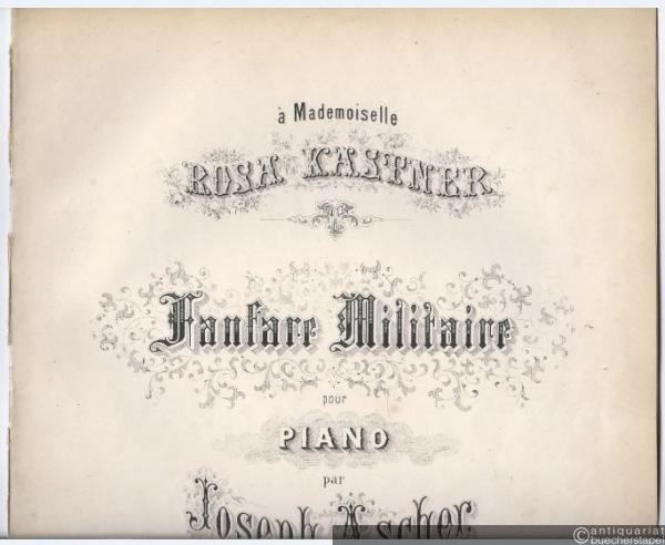  - Fanfare Militaire (en forme de March) pour Piano, Op. 40.