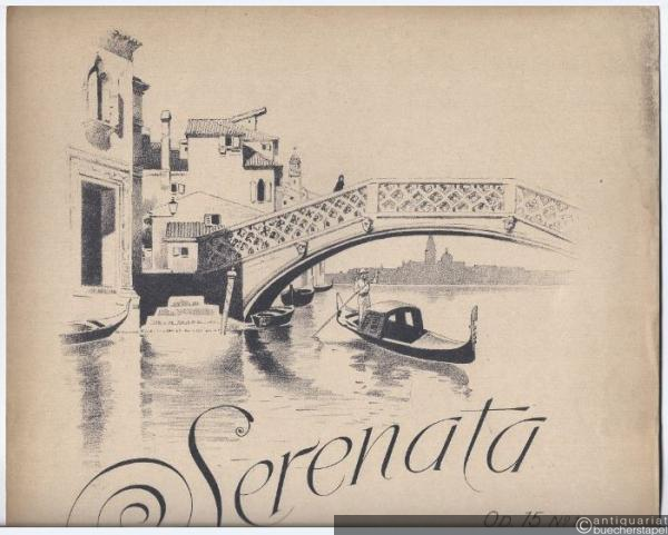  - Serenata Op. 15 No. 1. Für Piano zu 2 Händen.