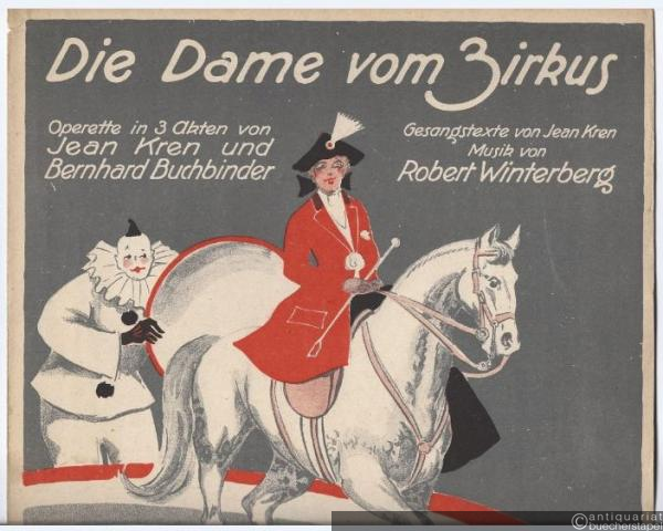  - 6. Wenn die Abendstern blinken. Marschlied aus der Operette "Die Dame im Zirkus" von Jean Kren und Bernhard Buchbinder.