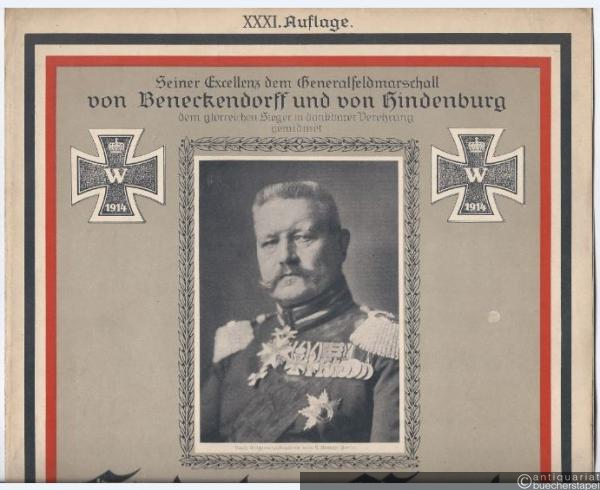  - Hindenburg-Marsch. Ausgabe für Klavier.