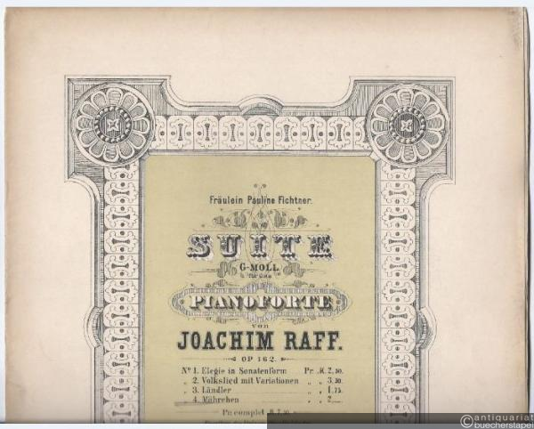 - Suite g-Moll für das Pianoforte von Joachim Raff, Op. 162. No. 4: Mährchen.