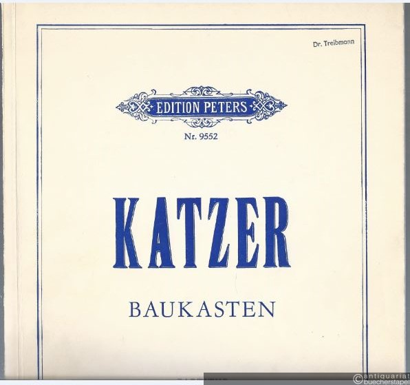  - Baukasten für Orchester (1971) (= Edition Peters, Nr. 9552). Partitur.