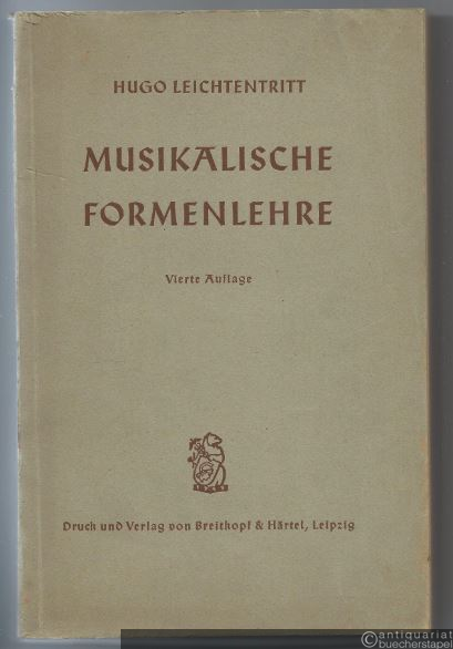  - Musikalische Formenlehre.
