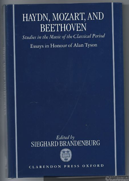  - Haydn, Mozart & Beethoven. Studies in the Music of the Classical Period.