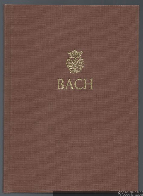  - Johann Sebastian Bach. Neue Ausgabe sämtlicher Werke. Serie VI, Band 5. Verschiedene Kammermusikwerke. Kritischer Bericht.