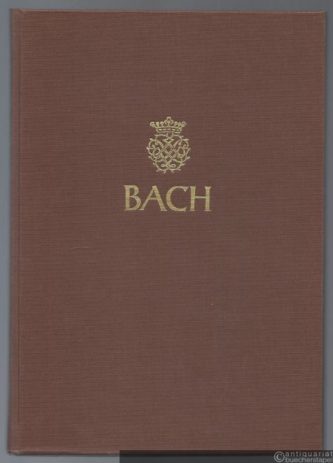  - Johann Sebastian Bach. Neue Ausgabe sämtlicher Werke. Serie VII, Band 5. Konzerte für zwei Cembali. Kritischer Bericht.