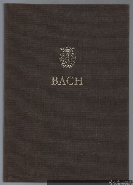 - Johann Sebastian Bach. Neue Ausgabe sämtlicher Werke. Serie VII, Band 5. Konzerte für zwei Cembali. Kritischer Bericht.