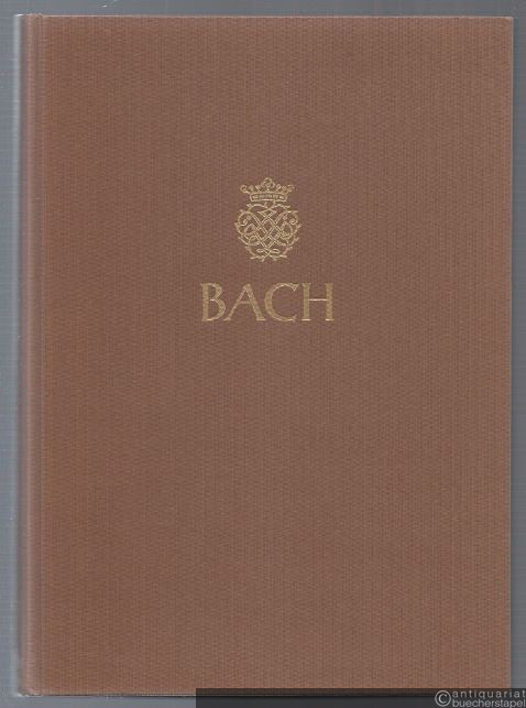 - Johann Sebastian Bach. Neue Ausgabe sämtlicher Werke. Serie III, Band 1. Motetten. Kritischer Bericht.