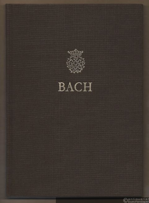  - Johann Sebastian Bach. Neue Ausgabe sämtlicher Werke. Serie VII, Band 3. Konzerte für Violine, für zwei Violinen, für Cembalo, Flöte und Violine. Kritischer Bericht.