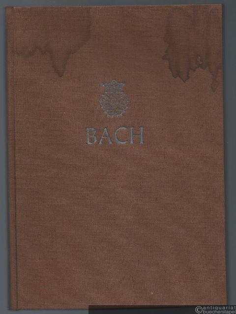  - Johann Sebastian Bach. Neue Ausgabe sämtlicher Werke. Serie VI, Band 1. Werke für Violine. Kritischer Bericht.