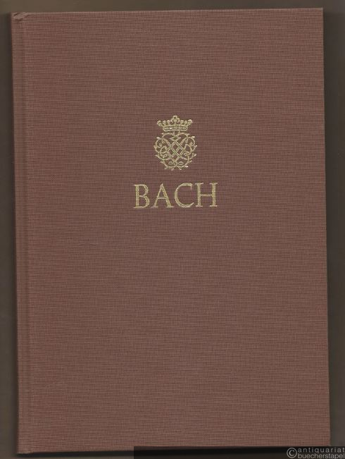  - Johann Sebastian Bach. Neue Ausgabe sämtlicher Werke. Serie I, Band 8.1-2. Kantaten zu den Sonntagen Estomihi, Oculi und Palmarum. Kritischer Bericht.