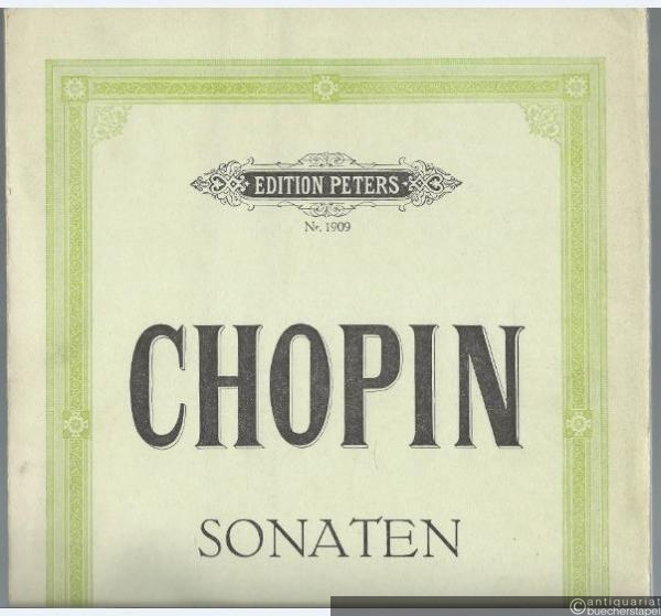 - Sonaten (= Edition Peters, Nr. 1909).