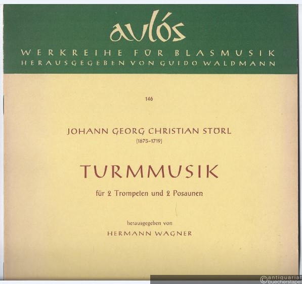 - Turmmusik für 2 Trompeten und 2 Posaunen (= Werkreihe für Blasmusik 146, hrsg. v. Guido Waldmann). Partitur.