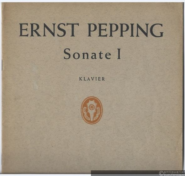 - Sonate I (= Edition Schott, Nr. 2584). Für Klavier.