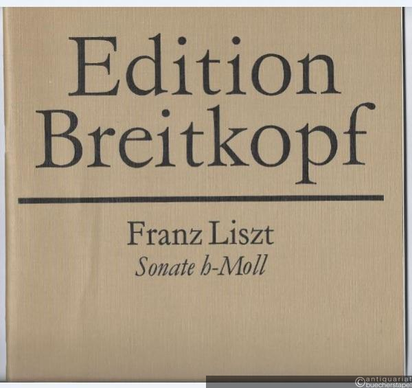  - Sonate h-Moll (= Edition Breitkopf, Nr. 7474). Für Klavier zu zwei Händen.