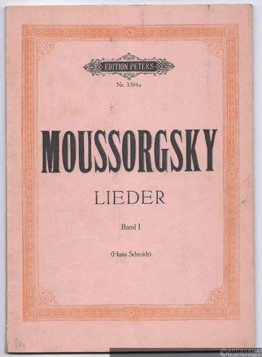  - Lieder für Singstimme und Klavier. Band I: 12 Lieder (= Edition Peters, Nr. 3394a).