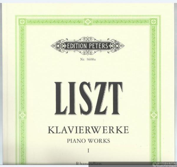  - Klavierwerke Band I. Ungarische Rhapsodien Nr. 1-8 (= Edition Peters, Nr. 3600a).