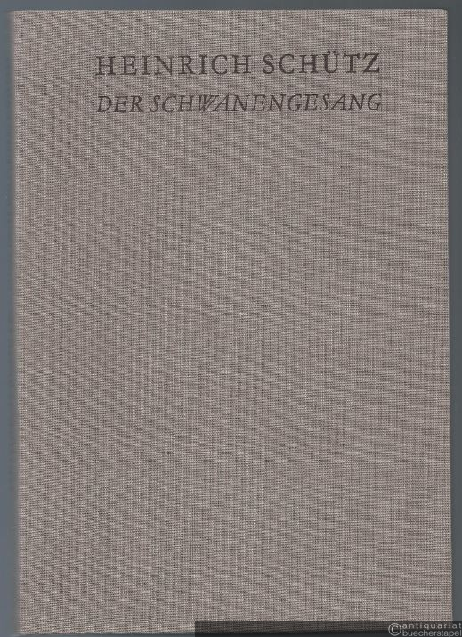  - Der Schwanengesang. Des Königs und Propheten Davids 119. Psalm in elf Stücken nebst einem Anhang des 100. Psalms und eines deutschen Magnificats SWV 482-494 (= DVfM 7964).