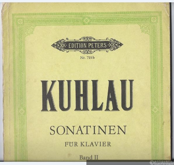  - Sonatinen für Klavier zu zwei Händen, Band 2. Op. 60, 88 (= Edition Peters, Nr. 715b).
