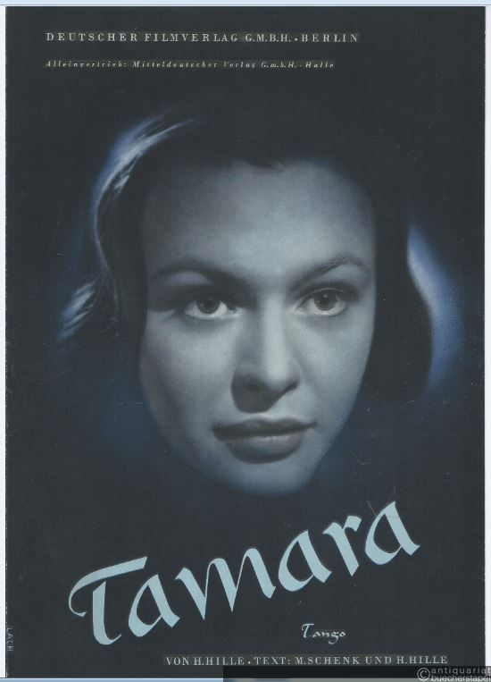  - Tamara. Tangolied (Gesang und Klavier).
