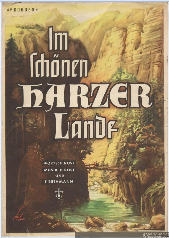  - Im schönen Harzer Lande. Heimatlied. Akkordeon.