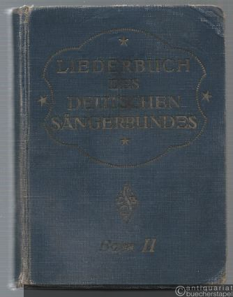  - Liederbuch des Deutschen Sängerbundes, Bände 1-3: Bass II [Stimme].