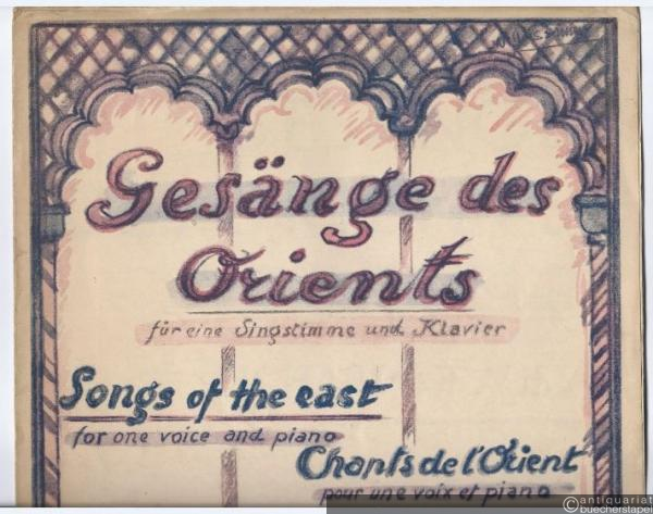  - Ihre Augen / Thine Eyes / Tes yeux, Op. 77 No. 1 (= Gesänge des Orients für eine Singstimme und Klavier). Tenor.