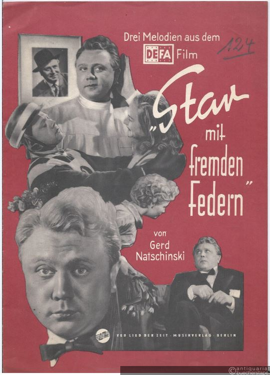 - Drei Melodien aus dem DEFA Film: Star mit fremden Federn. Gesang und Klavier.