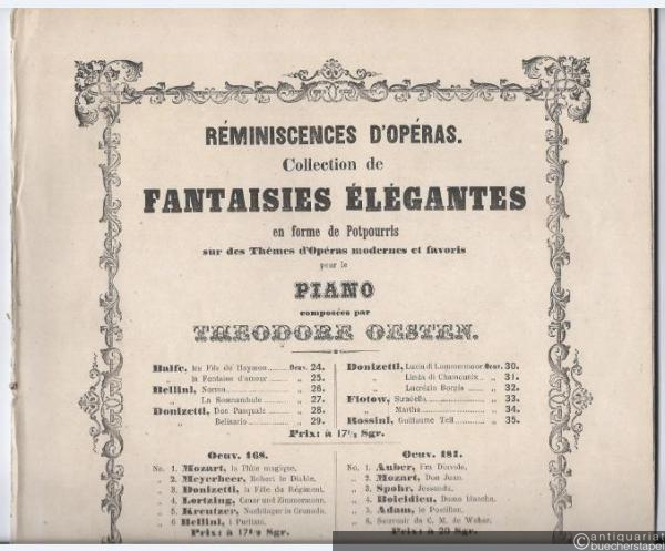 - Souvenir de Lucrezia Borgia [Gaetano Donizetti]. Fantaisie brillante par Th. Oesten, Op. 32.