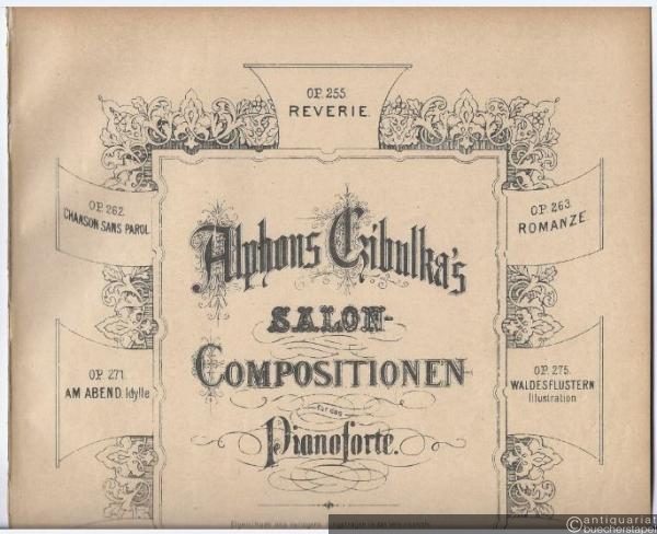  - Stephanie-Gavotte, Op. 312 (= Alphons Czibulka's Salon-Compositionen für das Pianoforte).