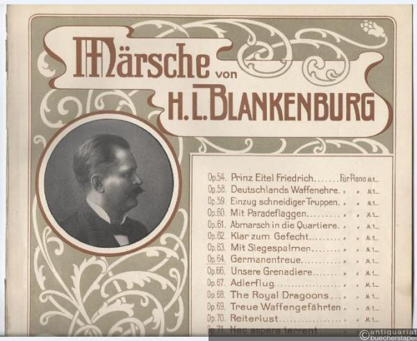  - Germanentreue, Op. 64 (= Märsche von H. L. Blankenburg). Piano.