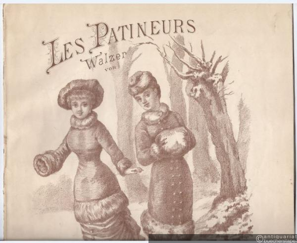  - Les Patineurs (Die Schlittschuhläufer). Walzer von Emil Waldteufel, Op. 183. Piano à 2 mains.
