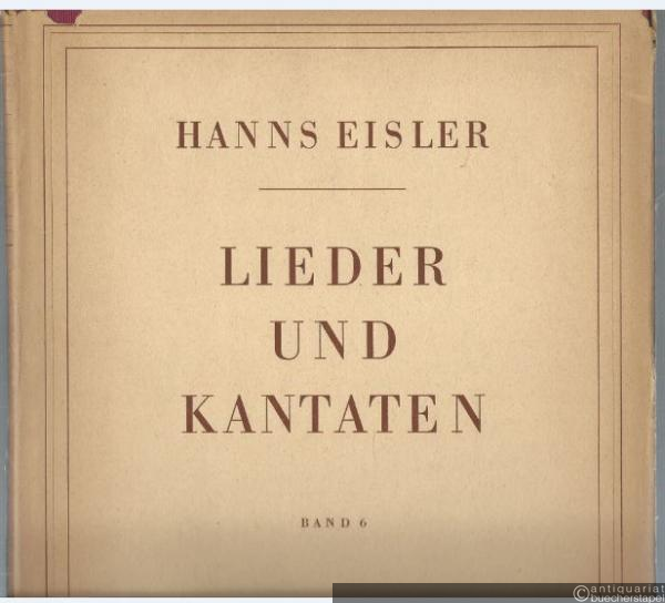  - Lieder und Kantaten, Band 6.